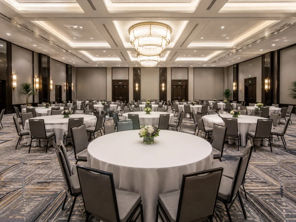 Full room setup — corporate event